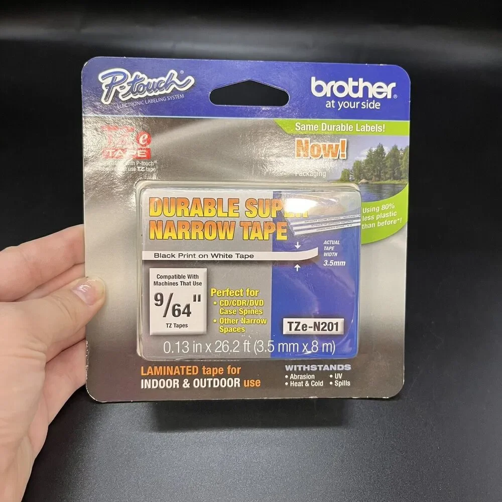 Brother P-Touch PT-1090BK Handheld Label Maker Office No Cable With Extra Tapes